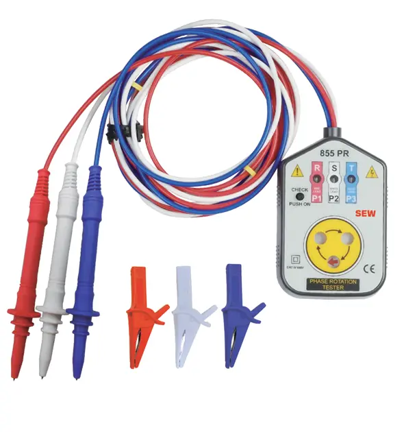 855PRB Indicación por disco giratorio. Seguridad CAT IV 600V